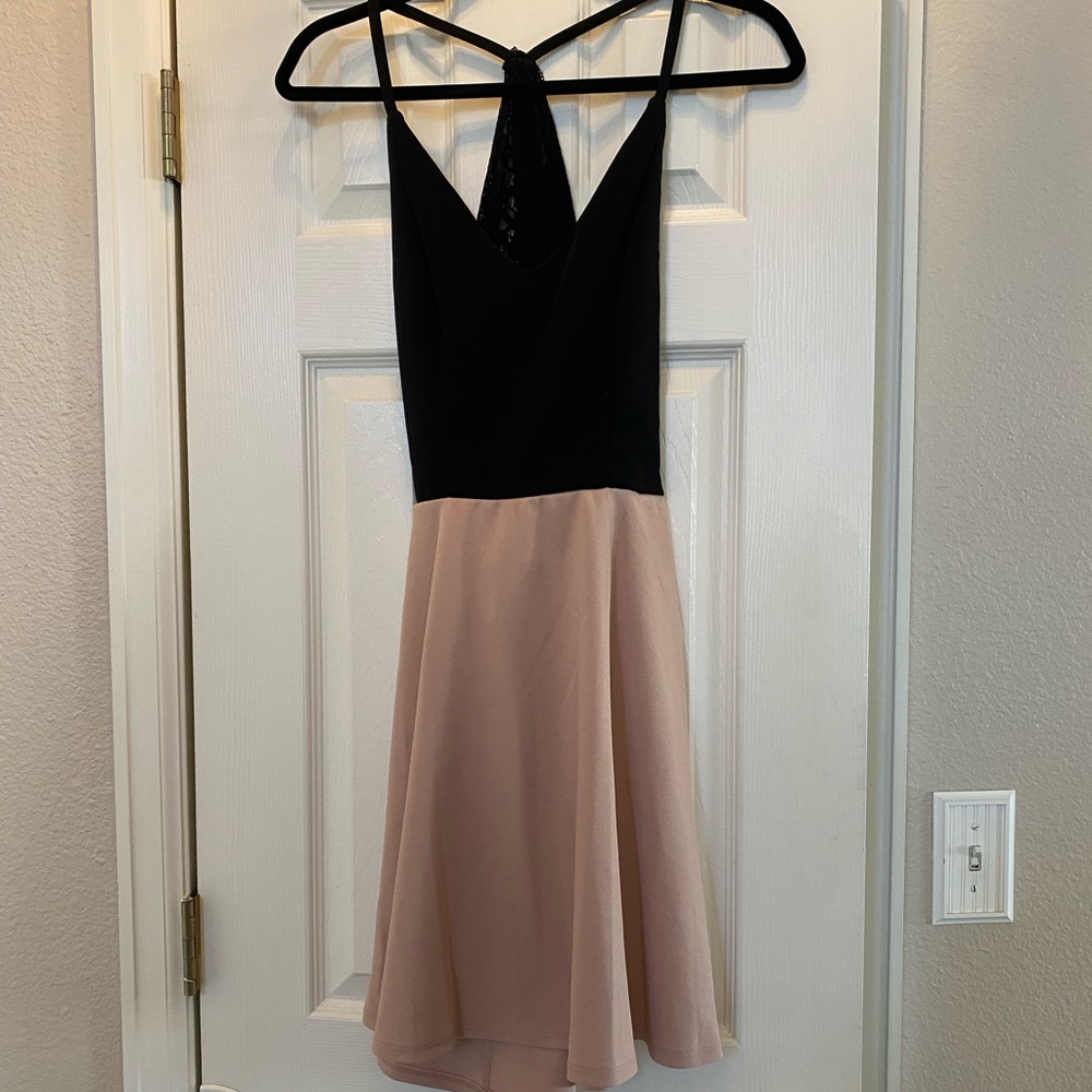 Pink and black speechless size medium dress